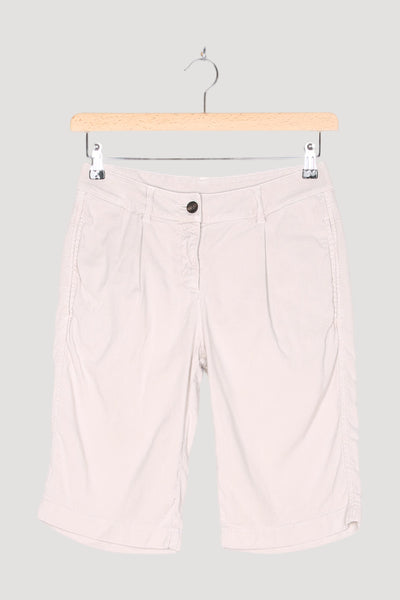 Secondhand Bermudas aus Bio-Baumwolle mit Leinen