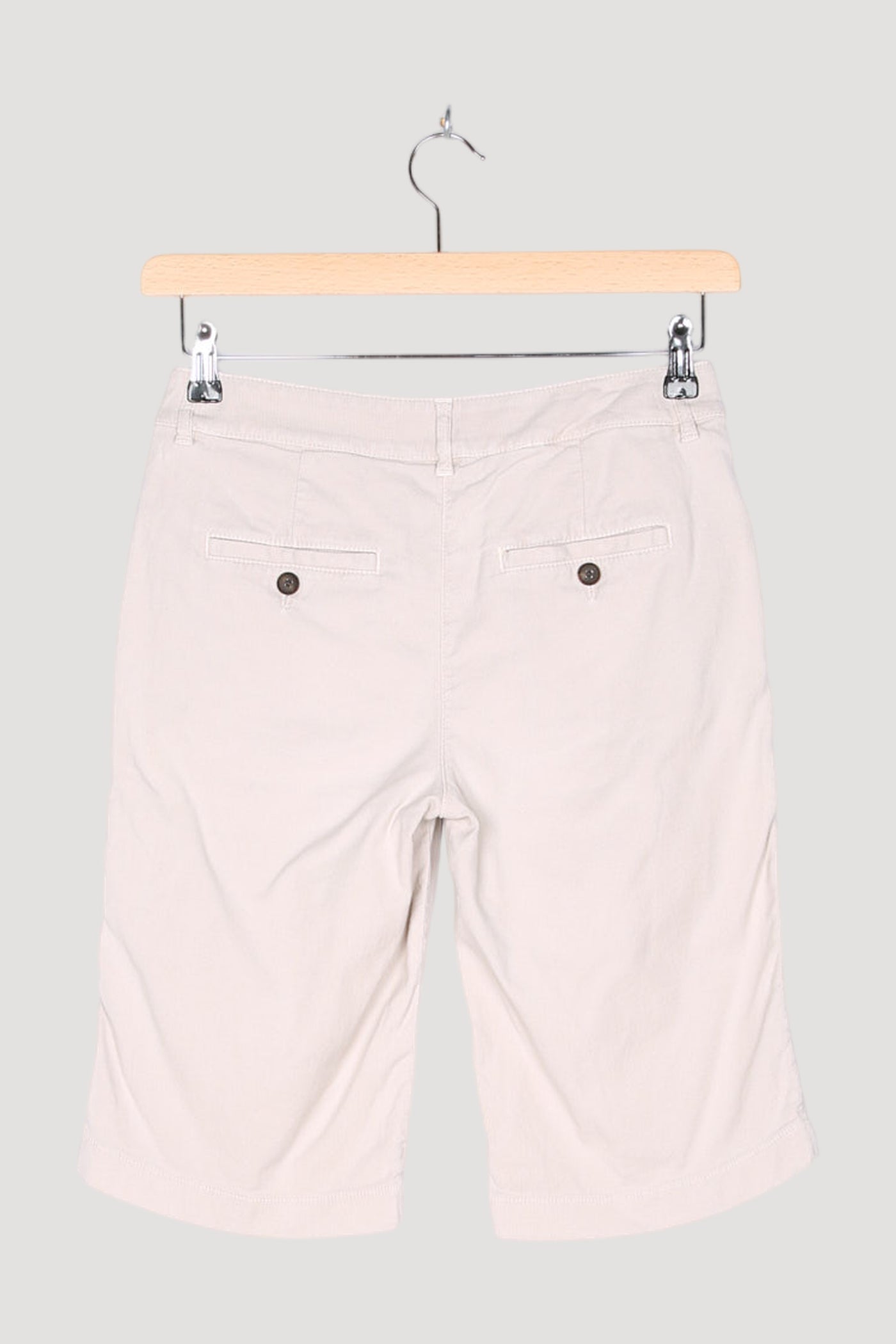 Secondhand Bermudas aus Bio-Baumwolle mit Leinen