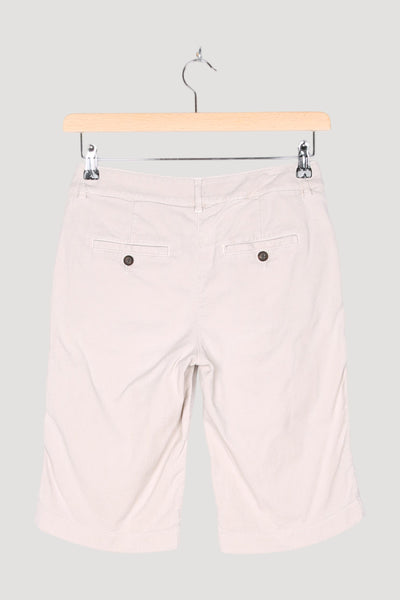 Secondhand Bermudas aus Bio-Baumwolle mit Leinen