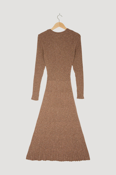 Secondhand Strickkleid Midi Slim aus reiner Bio-Baumwolle