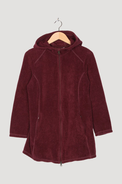 Secondhand Wollfleece Mantel aus reiner Bio-Merinowolle