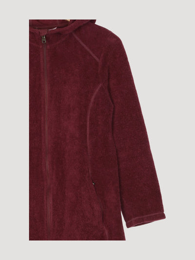Secondhand Wollfleece Mantel aus reiner Bio-Merinowolle