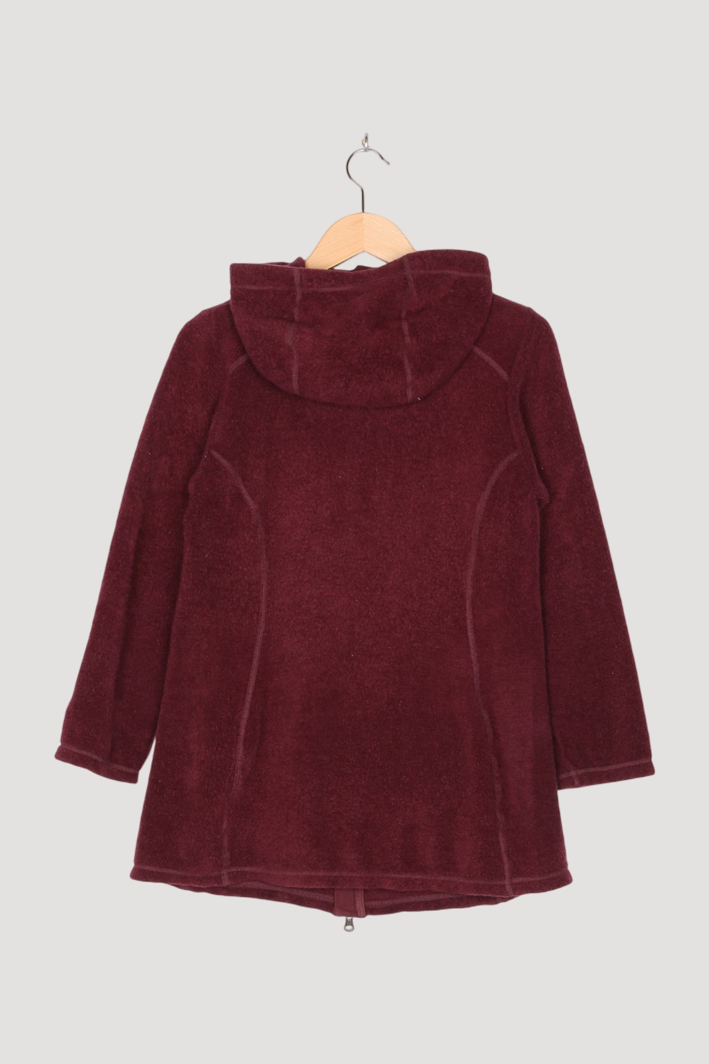 Secondhand Wollfleece Mantel aus reiner Bio-Merinowolle