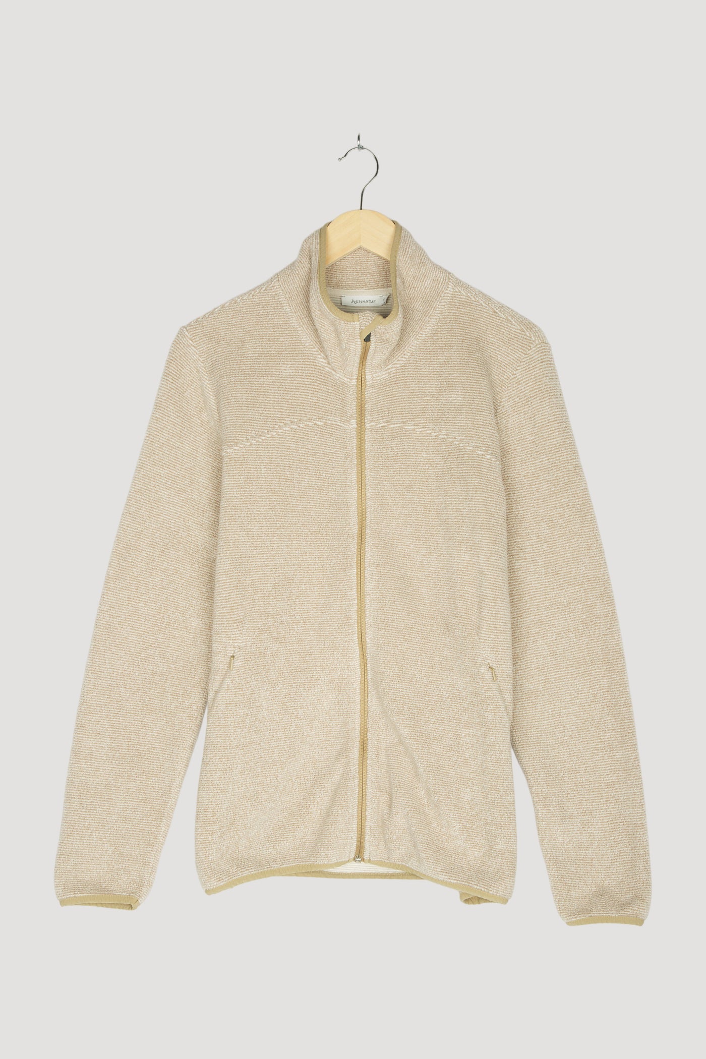 Secondhand Fleece-Jacke aus reiner Bio-Baumwolle