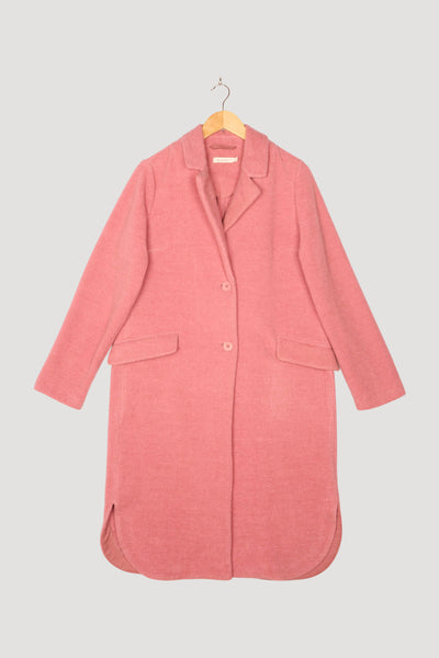Secondhand Wollfleece Mantel Regular aus Bio-Merinowolle mit Bio-Baumwolle