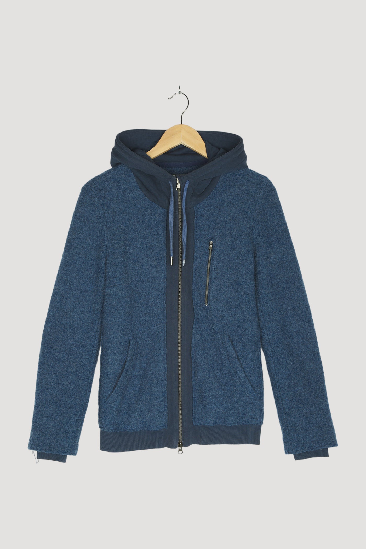 Secondhand Walk-Jacke aus reiner Schurwolle