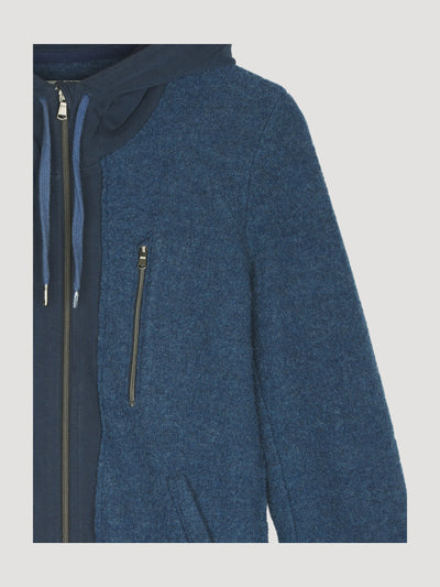 Secondhand Walk-Jacke aus reiner Schurwolle