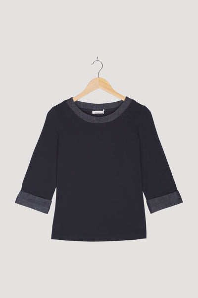 Secondhand Patch-Shirt aus Bio-Baumwolle