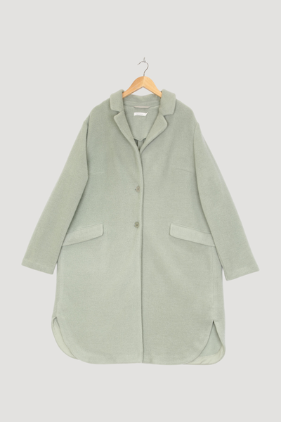 Secondhand Wollfleece Mantel Regular aus Bio-Merinowolle mit Bio-Baumwolle
