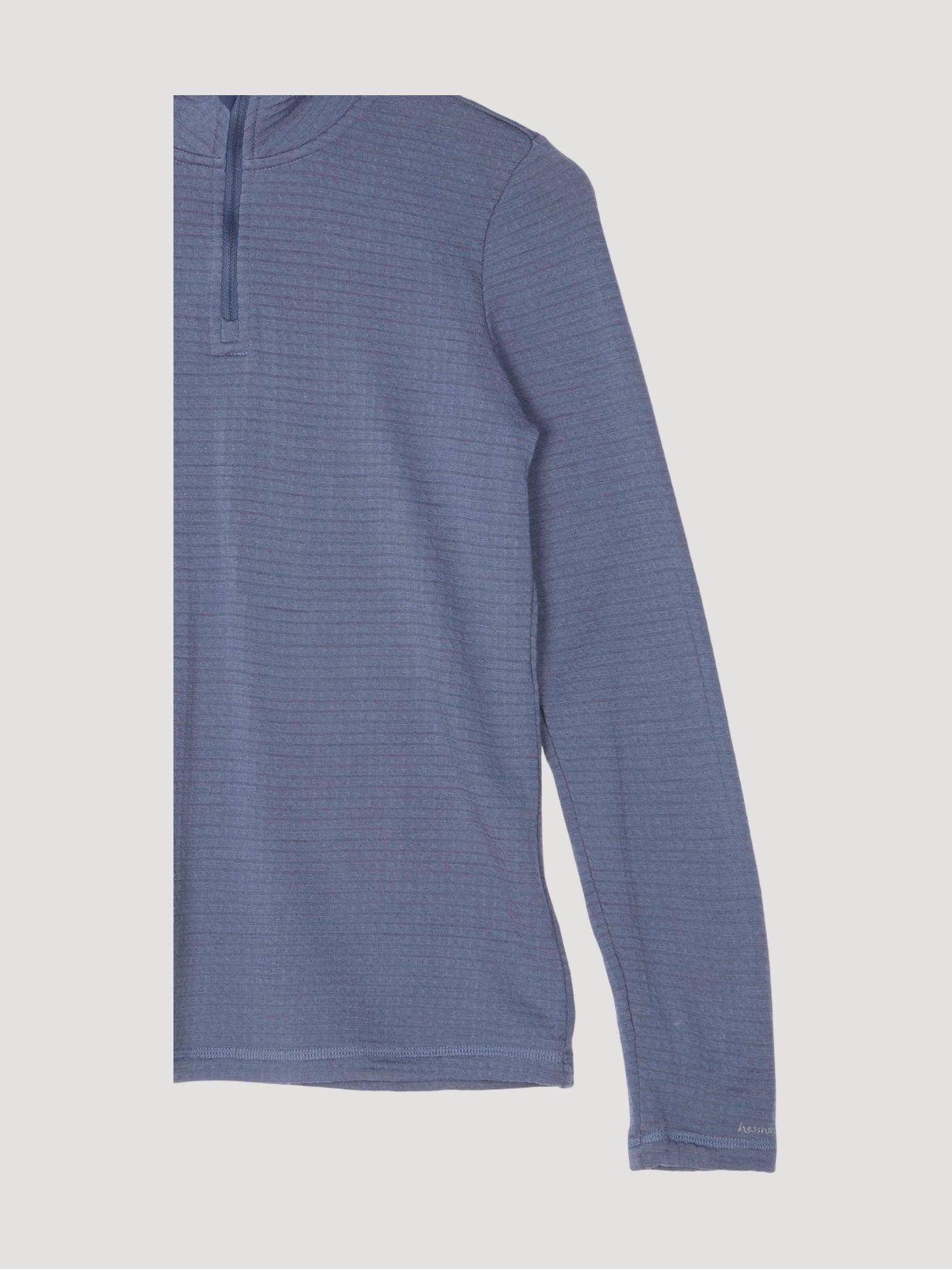 Secondhand Damen Halfzip Longsleeve aus reiner Bio-Merinowolle