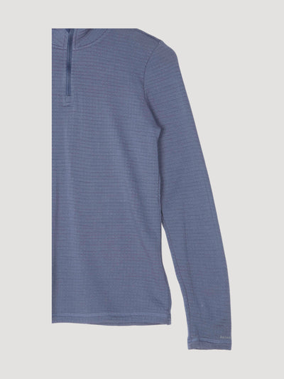 Secondhand Damen Halfzip Longsleeve aus reiner Bio-Merinowolle