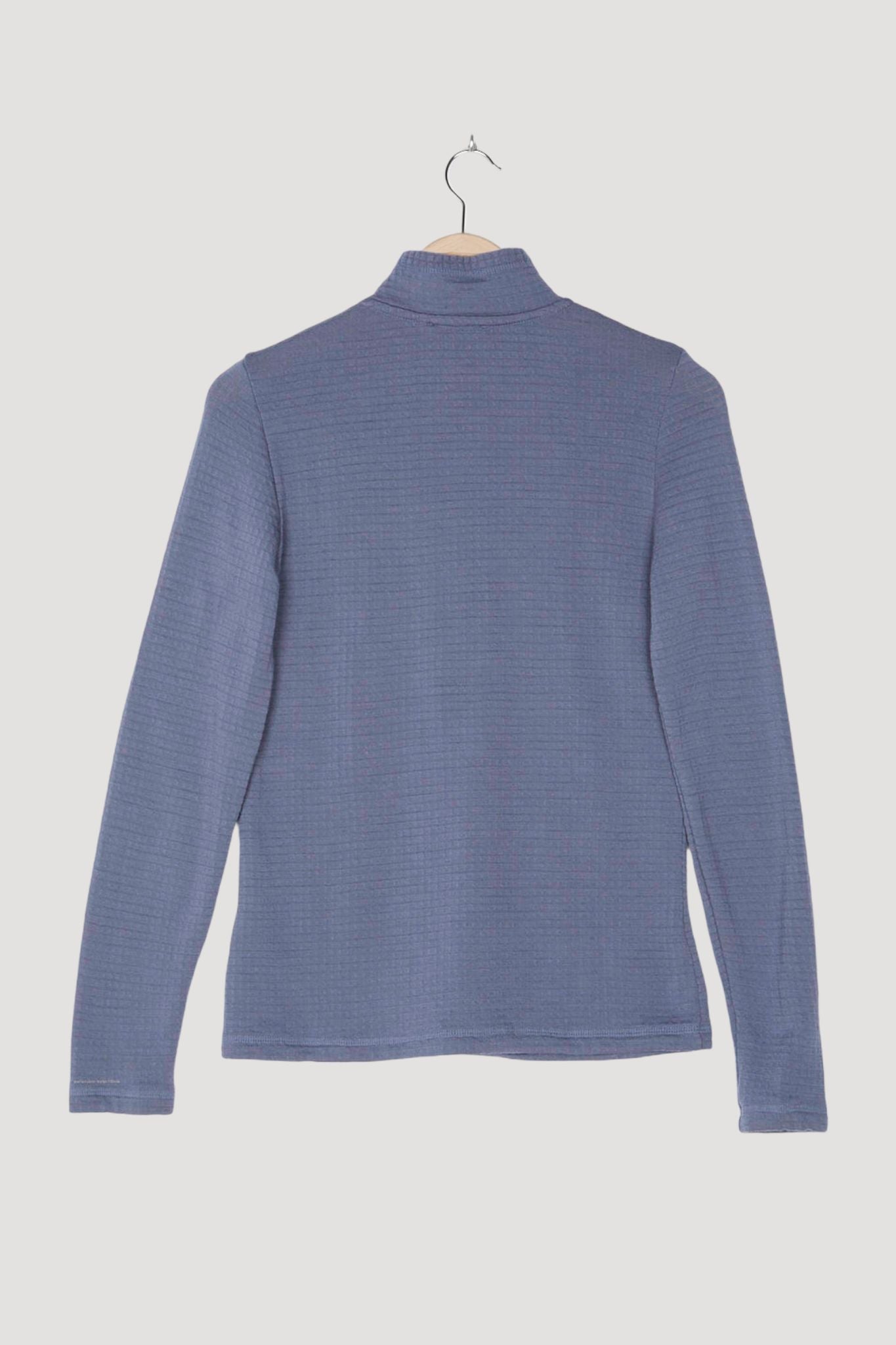 Secondhand Damen Halfzip Longsleeve aus reiner Bio-Merinowolle