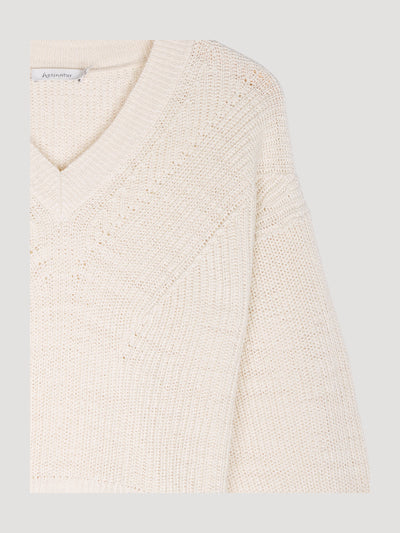 Secondhand Pullover aus Leinen mit Bio-Baumwolle