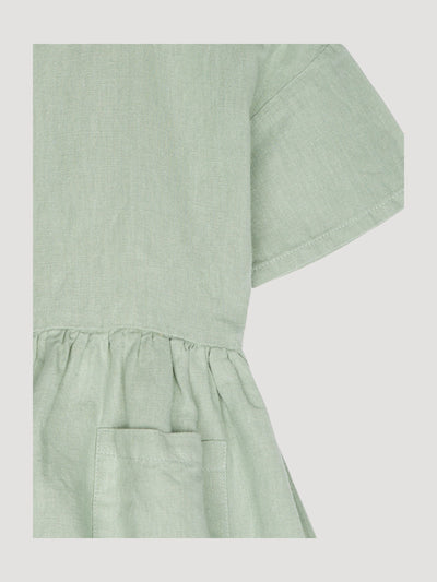 Secondhand Kleid aus Leinen mit Bio-Baumwolle
