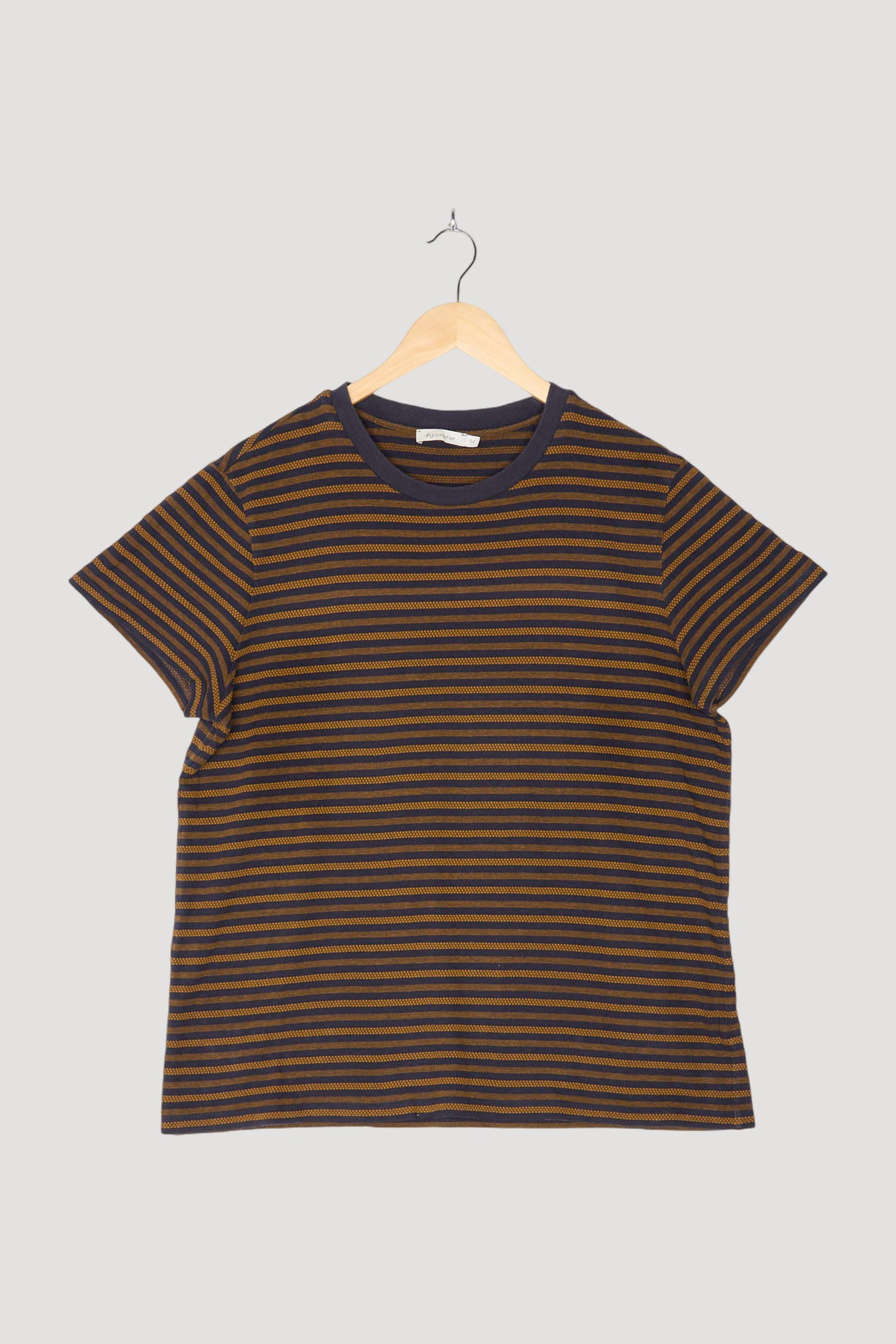 Secondhand Herren Streifen-Shirt aus reiner Bio-Baumwolle
