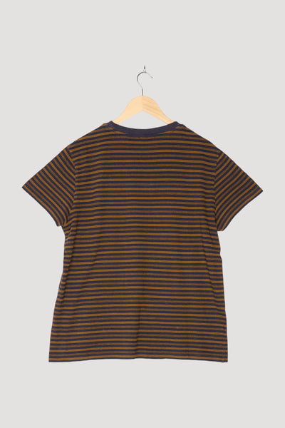 Secondhand Herren Streifen-Shirt aus reiner Bio-Baumwolle