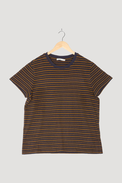Secondhand Herren Streifen-Shirt aus reiner Bio-Baumwolle