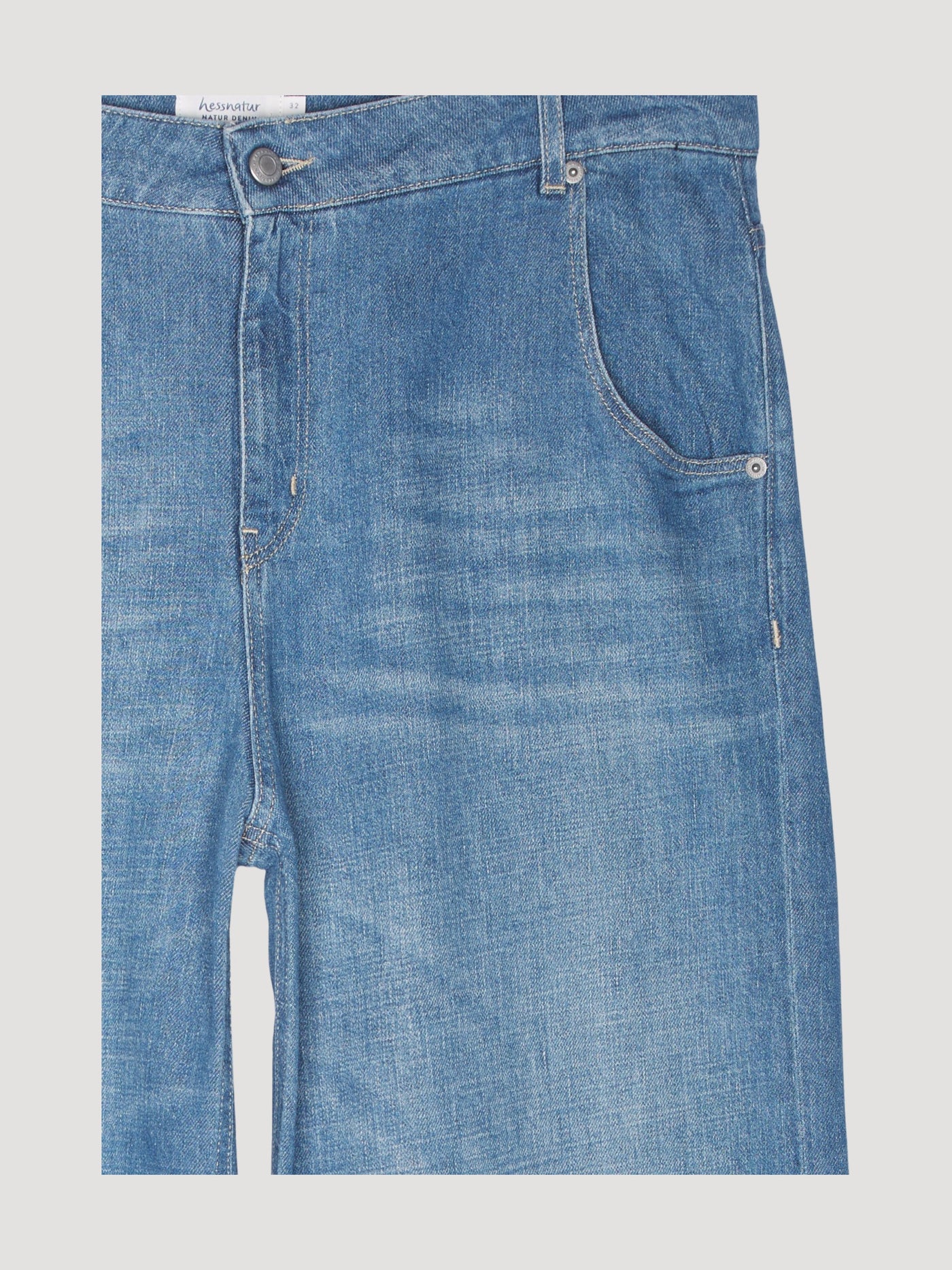 Secondhand Jeans Wide Leg aus Bio-Denim mit Hanf