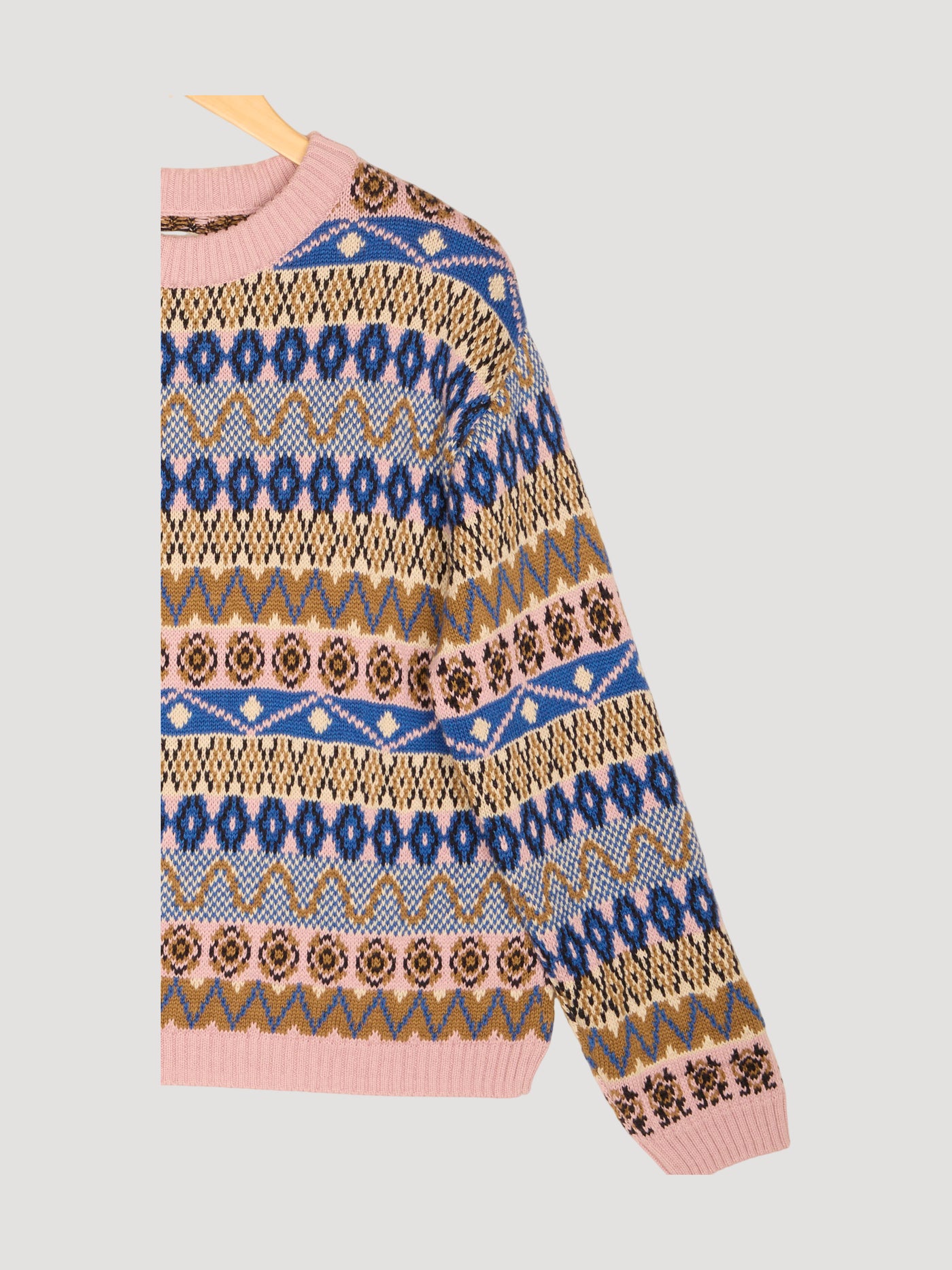 Secondhand Pullover Relaxed aus Bio-Baumwolle mit Schurwolle