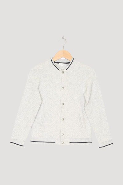 Secondhand Sweatblouson aus reiner Bio-Baumwolle