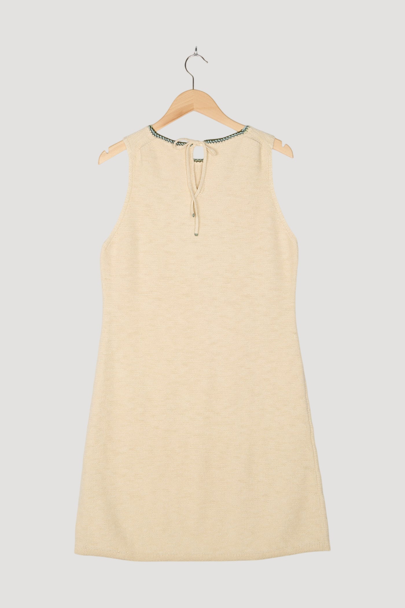 Secondhand Strickkleid aus Bio-Baumwolle mit Kapok