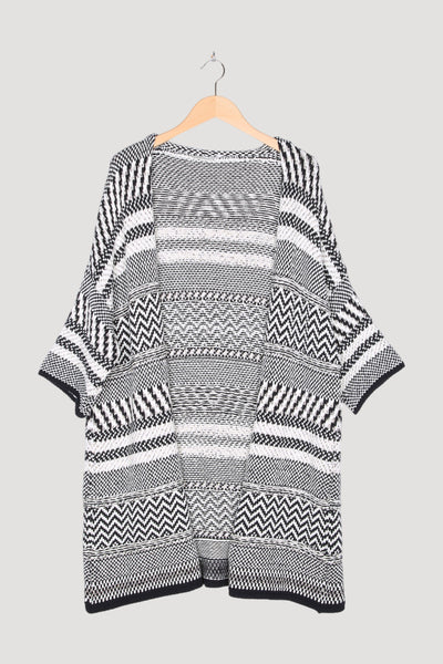 Secondhand Strickmantel aus reiner Bio-Baumwolle