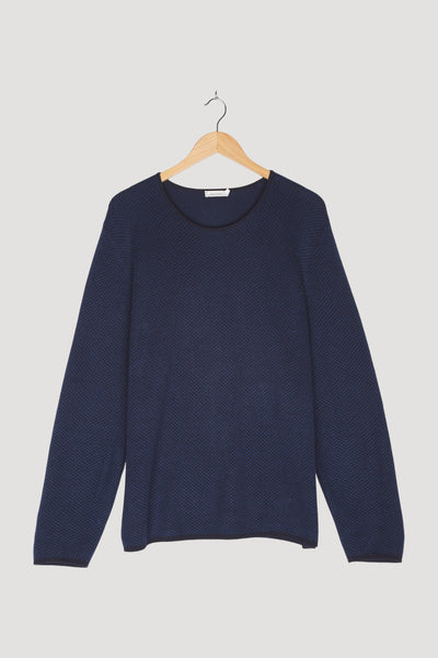 Secondhand Pullover aus Bio-Baumwolle und Leinen
