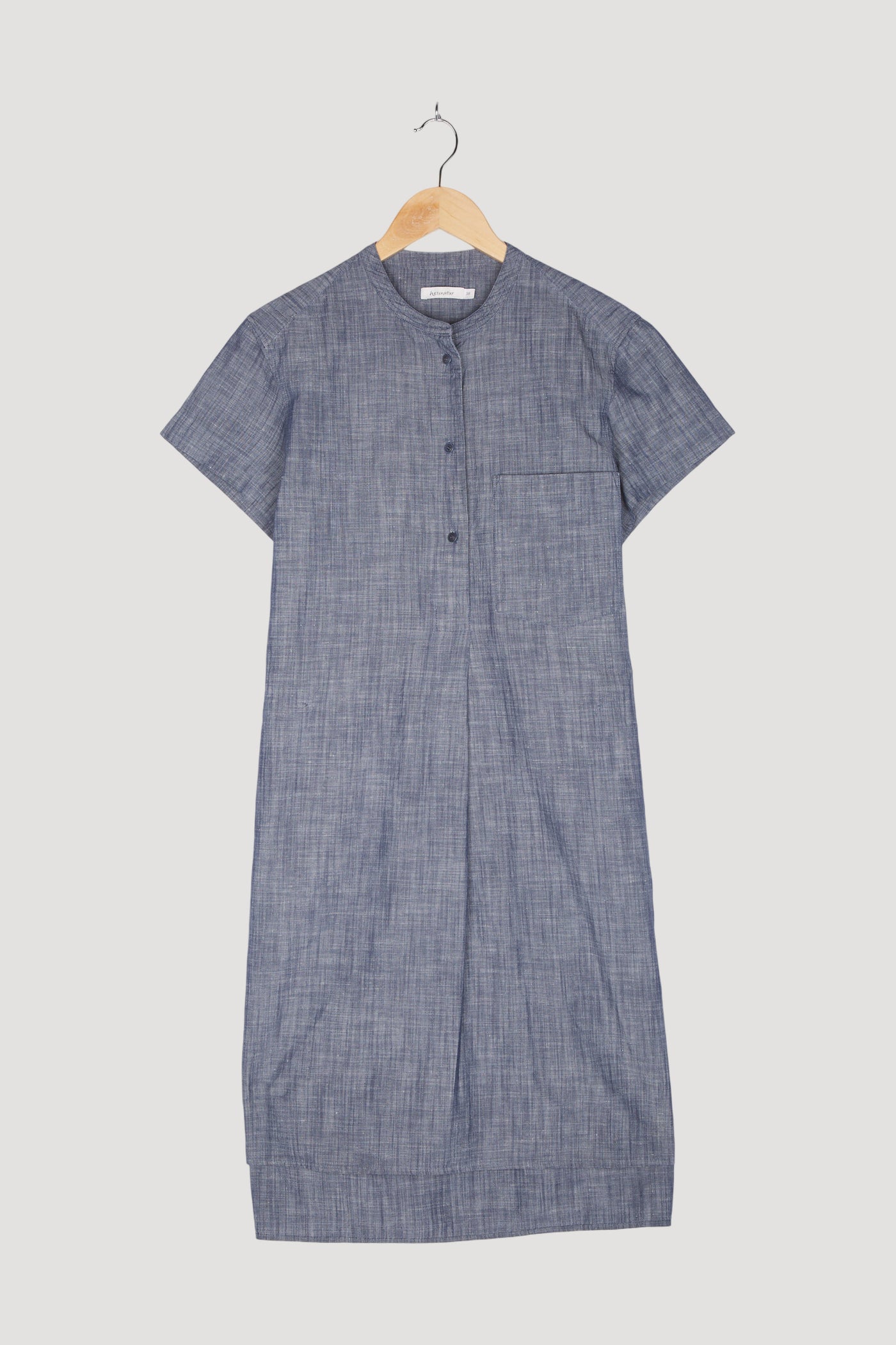 Secondhand Kleid aus Bio-Baumwolle mit Leinen