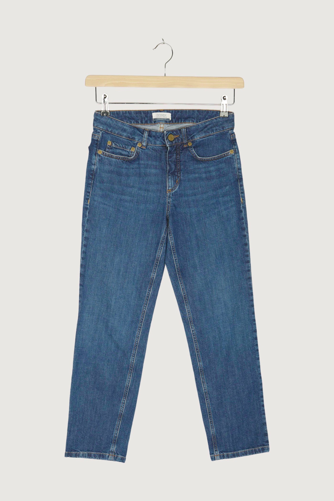 Secondhand Jeans Straight Fit Cropped