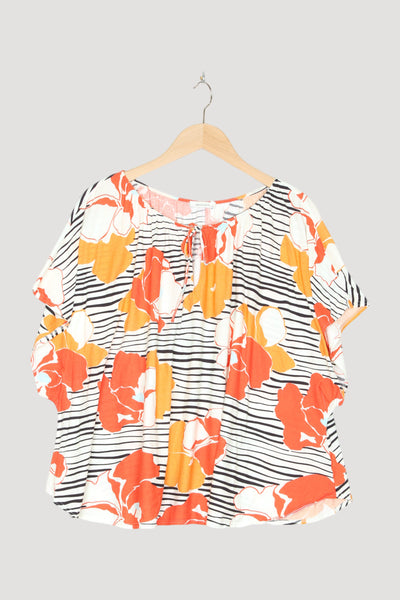 Secondhand Blusenshirt aus reiner Bio-Baumwolle