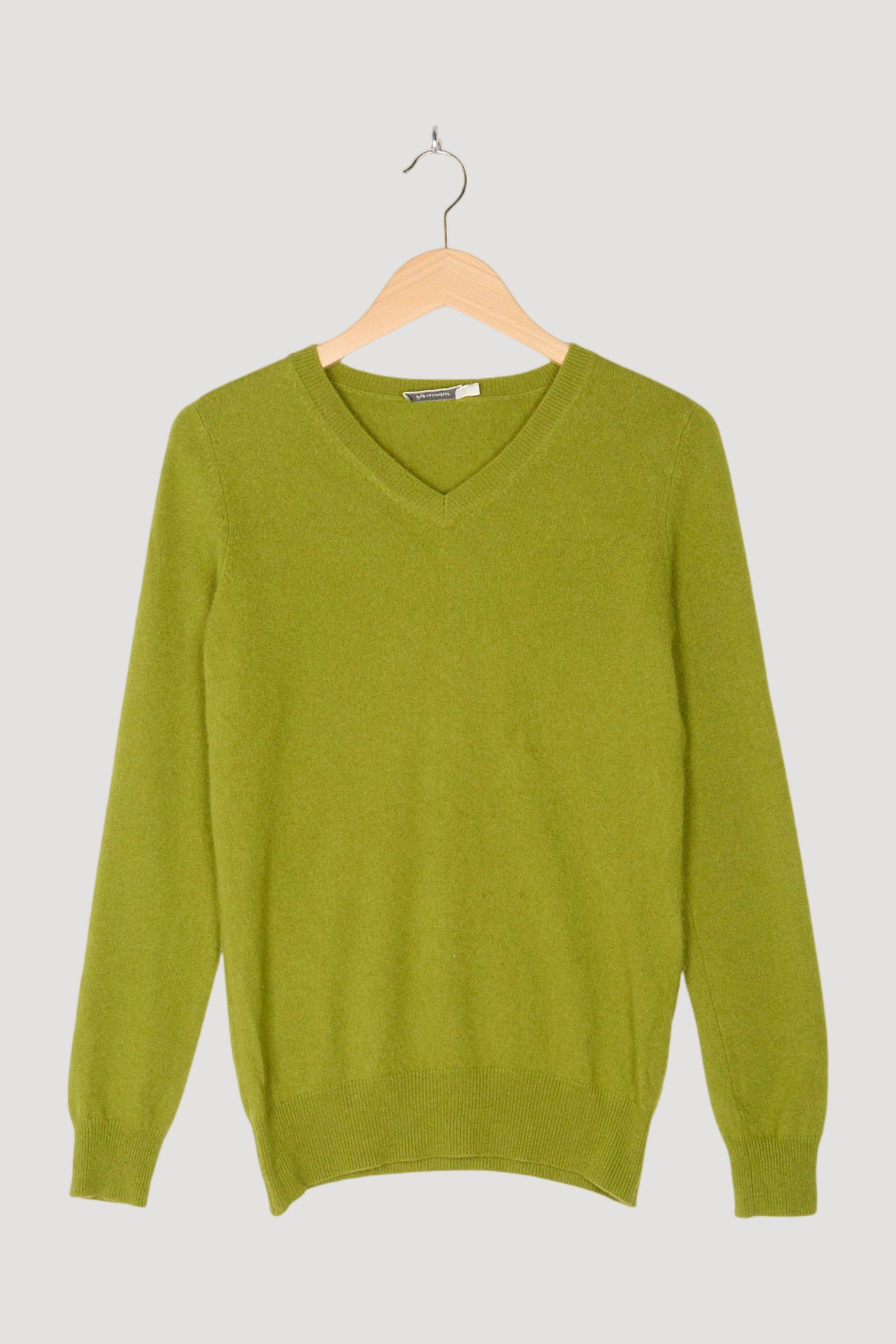 Secondhand Pullover aus reiner Schurwolle mit Kaschmir