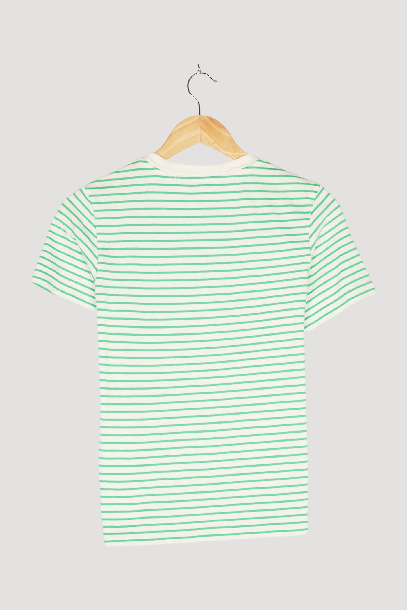 Secondhand Kurzarm-Ringelshirt aus reiner Bio-Baumwolle