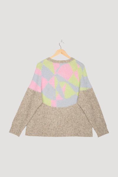 Secondhand Pullover Relaxed aus reiner Bio-Baumwolle mit Alpaka