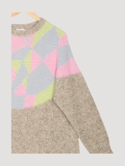 Secondhand Pullover Relaxed aus reiner Bio-Baumwolle mit Alpaka