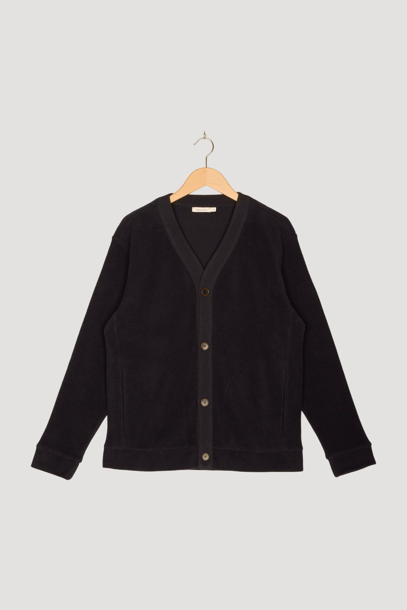 Secondhand Fleece Cardigan Relaxed aus reiner Bio-Baumwolle