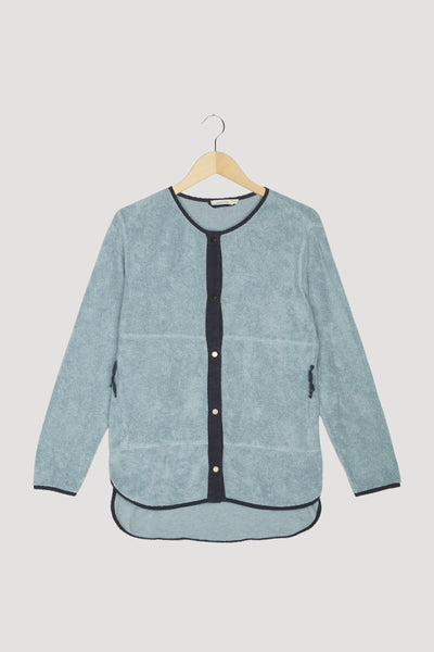 Secondhand Fleece-Jacke aus reiner Bio-Baumwolle