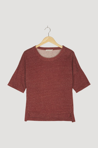 Secondhand Bluse aus Leinen mit Baumwolle