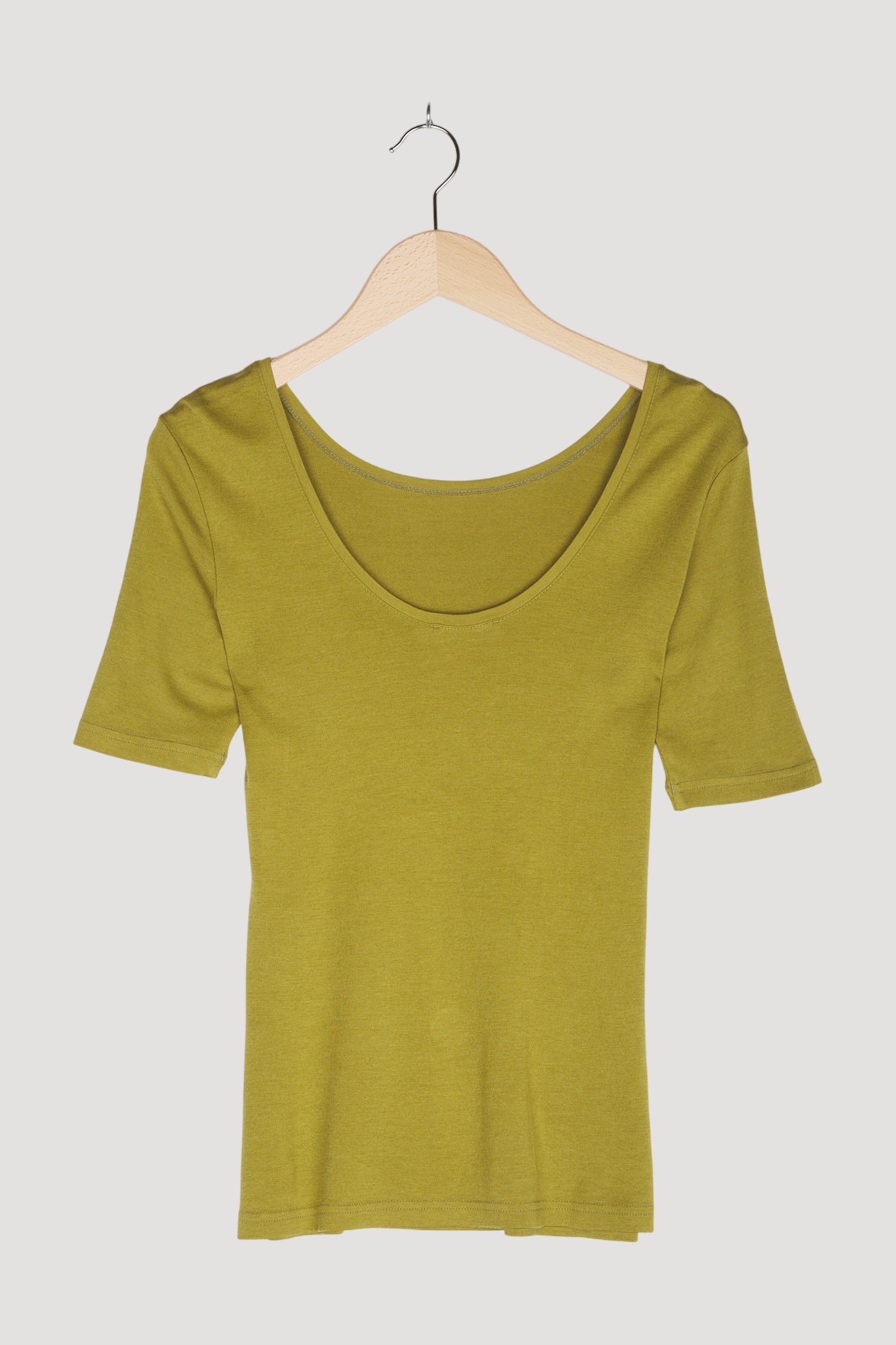 Secondhand Seiden-Shirt mit Bio-Baumwolle