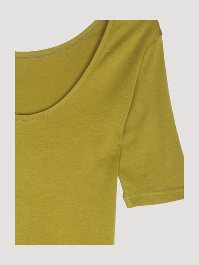 Secondhand Seiden-Shirt mit Bio-Baumwolle