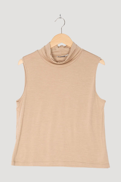 Secondhand Top aus Bio-Merinowolle mit Seide