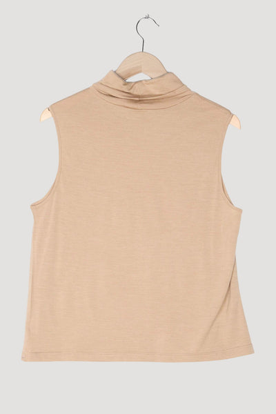 Secondhand Top aus Bio-Merinowolle mit Seide