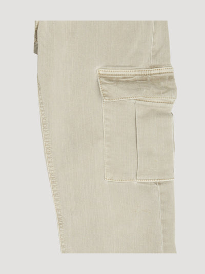 Secondhand Cargo-Jeans mineralgefärbt aus reiner Bio-Baumwolle