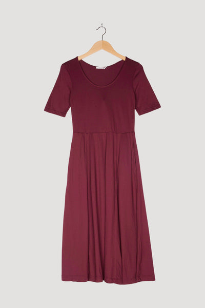 Secondhand Midi-Kleid aus reiner Bio-Baumwolle