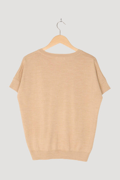 Secondhand Strickshirt aus reiner Bio-Merinowolle