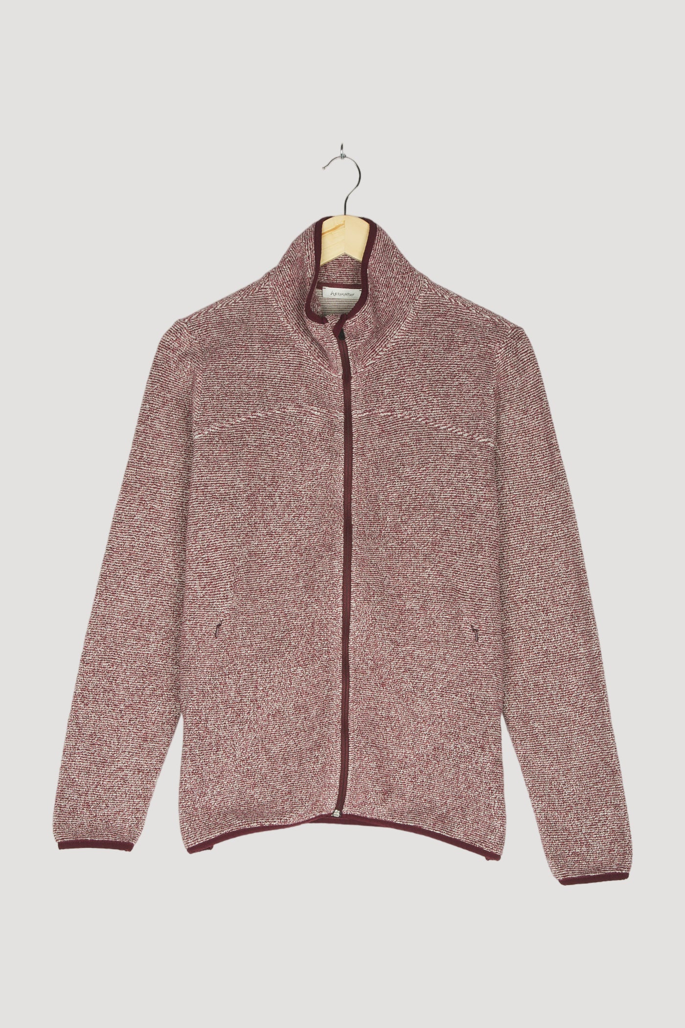 Secondhand Fleece-Jacke aus reiner Bio-Baumwolle