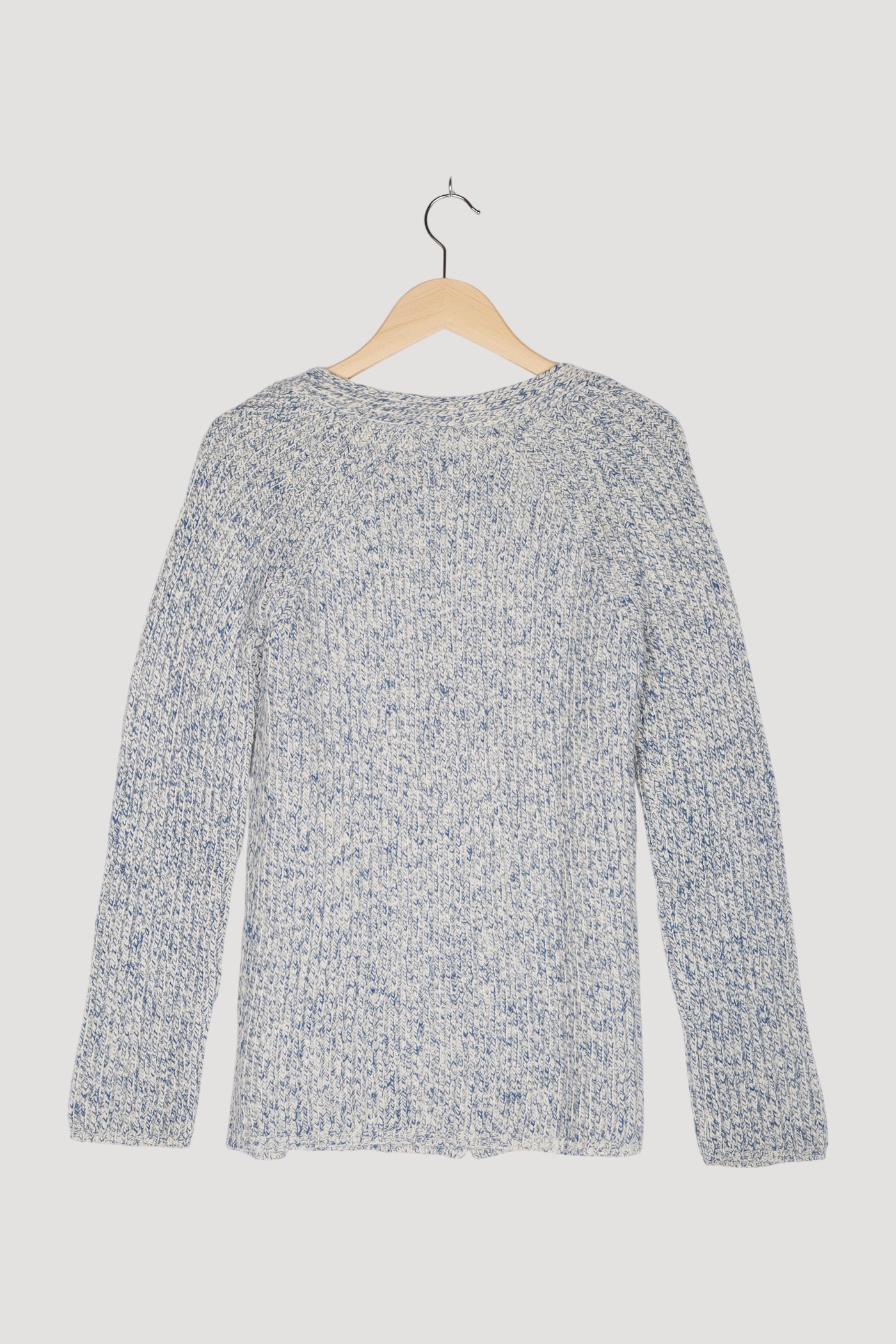 Secondhand Strickjacke aus Schurwolle mit Baumwolle