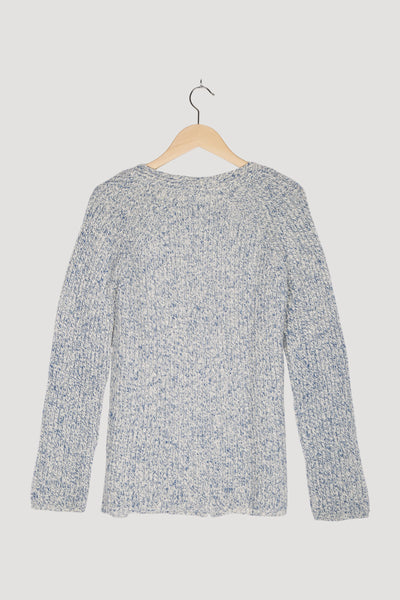 Secondhand Strickjacke aus Schurwolle mit Baumwolle