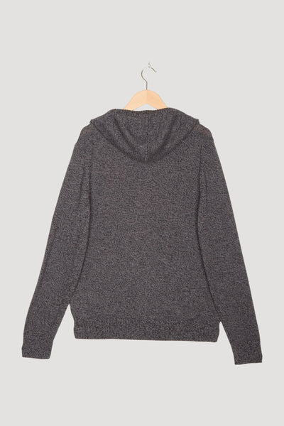 Secondhand Strickjacke Kapuze Regular aus reiner Bio-Baumwolle mit Bio-Merinowolle