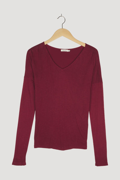 Secondhand Shirt aus Modal mit Schurwolle