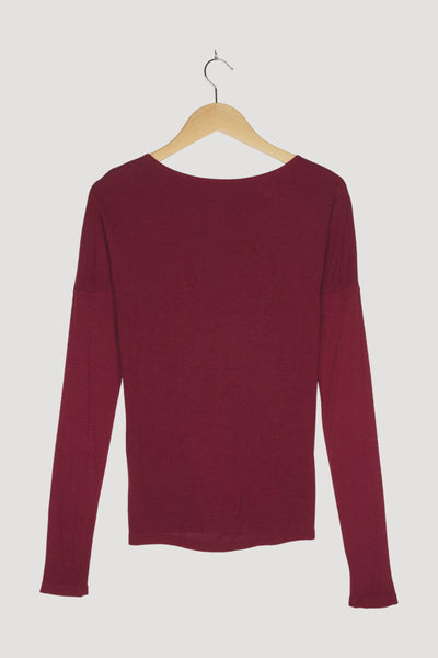 Secondhand Shirt aus Modal mit Schurwolle